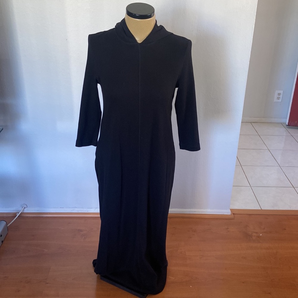 Jones New York Hooded 3/4 Sleeve Dress
